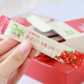 Cheong Kwan Jang Good Base Korean 6 Years Root Red Ginseng with Pomegranate Stick