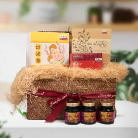 New Mom's Delightful Star Gift Basket - Set Hadiah Khas Untuk Ibu Lepas Bersalin