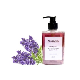 Ally & Miky Botanical Aromatherapy Body Wash Lavender 300ml