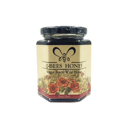 Q-BEES Virgin Forest Royal Black Wild Honey