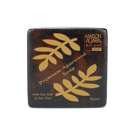 Maison Agara Premium Agarwood, Sea Salt & Tea Tree Soap