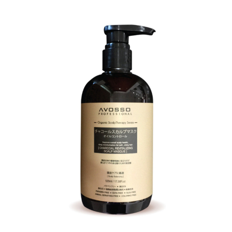 AVOSSO Professional Organic Scalp Series - Charcoal Revitalizing Scalp Masque