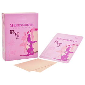 Menosmooth, Herbal Plaster, relieve menstrual pain, menstrual cramp, Relief Menstrual Pain Patch,  Feminine Pain Relief Patches