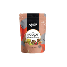 Naurel Nougat Original Milk Assorted Flavours 100g