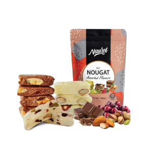 Naurel Nougat Original Milk Assorted Flavours 100g