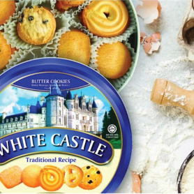 White Castle Butter Cookies Tin