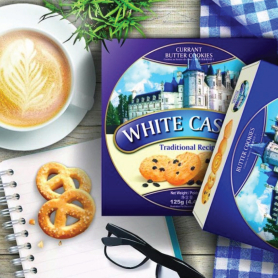 White Castle Butter Cookies Box