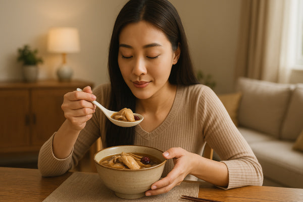 Feeling Fatigued and Prone to Colds Before Your Period? One Bowl of Ba Zhen Chicken Soup Could Be the Answer