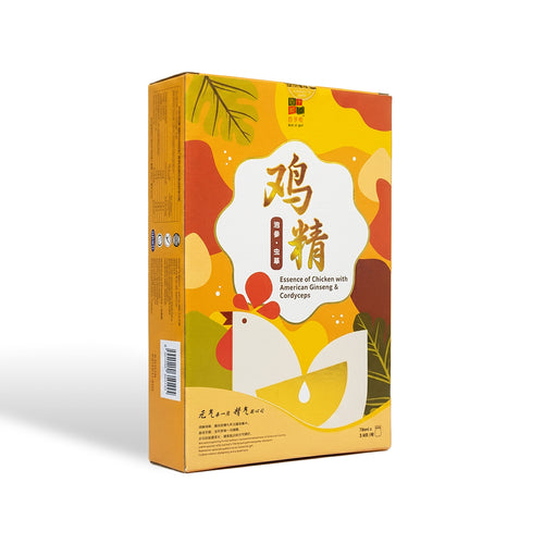 Bai Zi Gui Pati Ayam dengan Ginseng Amerika & Cordyceps