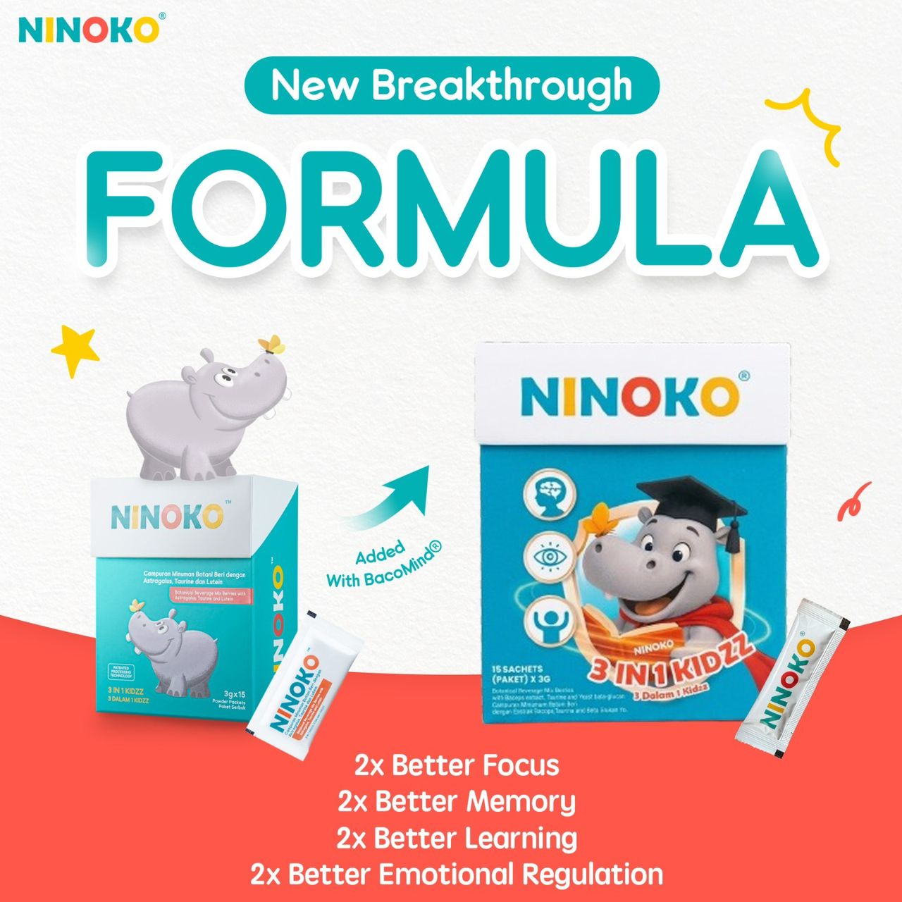 NINOKO Children Brain Care Supplements