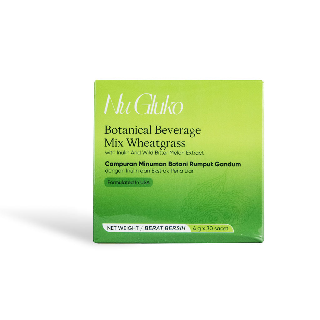 HH NuGluko - Botanical Beverage Mixed Vegetable Powder with Inulin and Wild Bitter Melon Extract