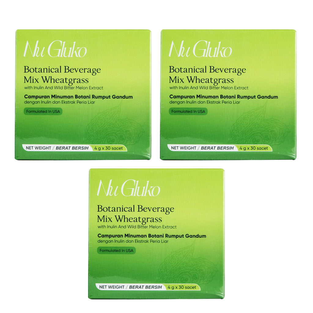 HH NuGluko - Botanical Beverage Mixed Vegetable Powder with Inulin and Wild Bitter Melon Extract