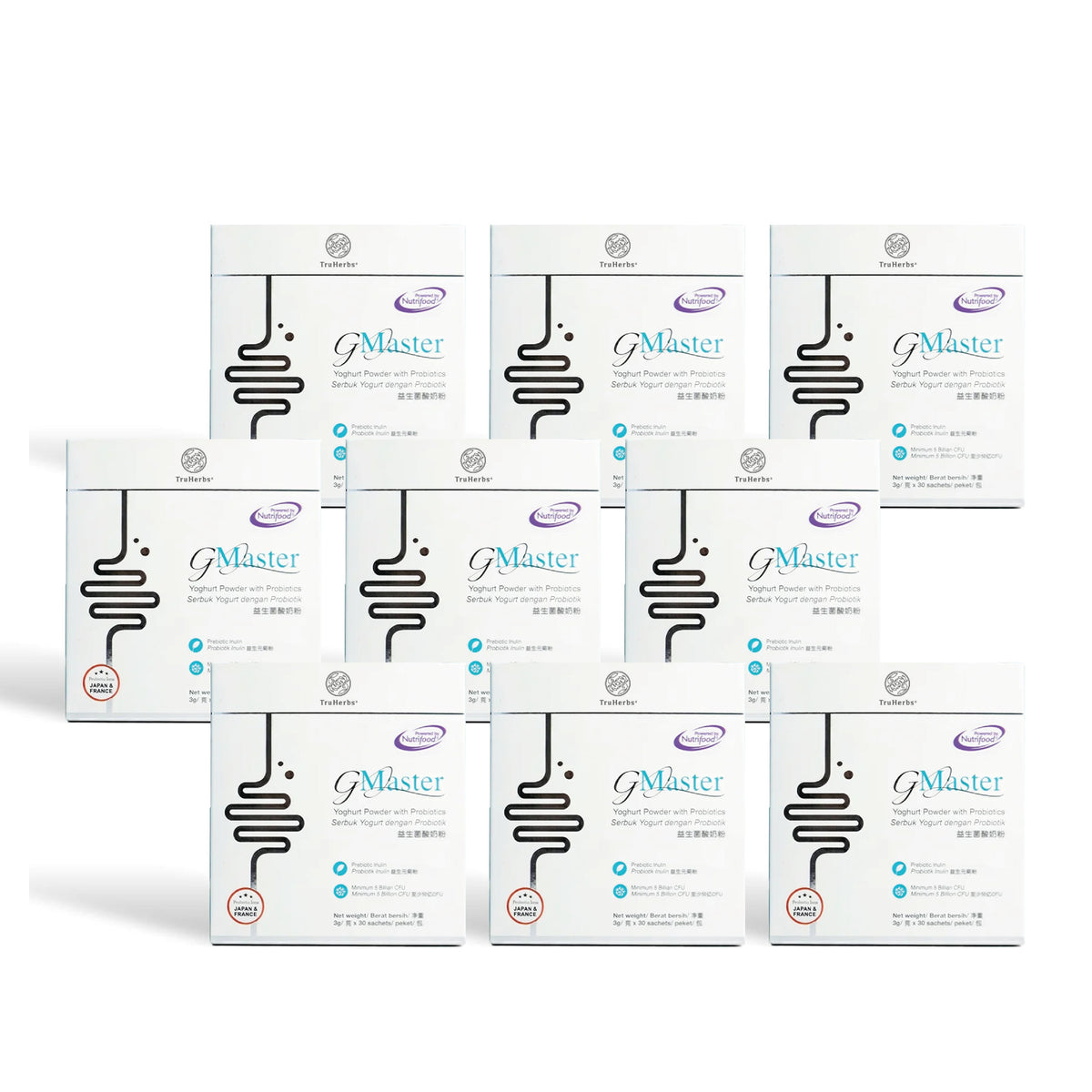 TruHerbs GMaster - Japan Patented Formula Prebiotic & Probiotic for Gut