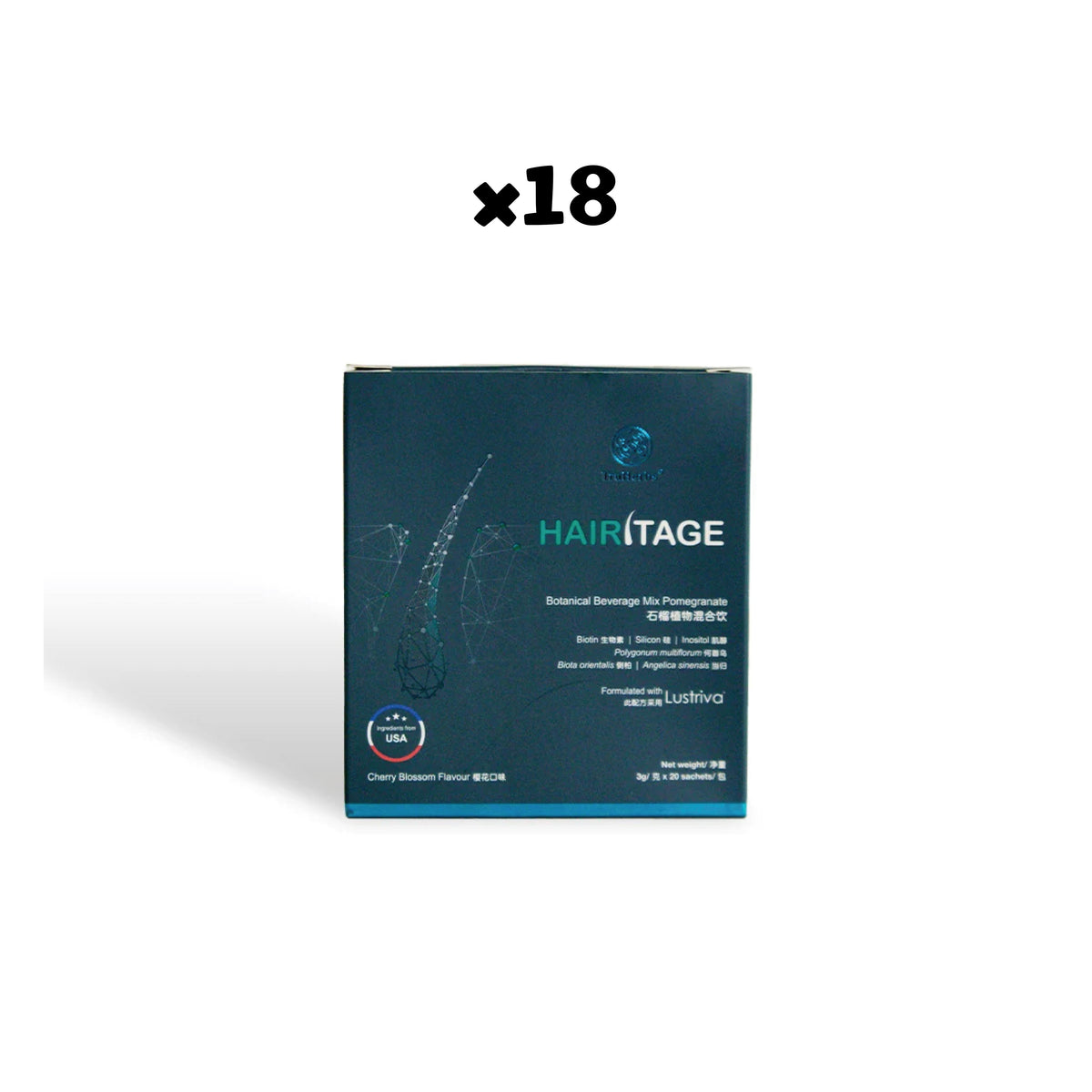 Wholesale TruHerbs Hairitage Botanical Beverage | Hair Support Formula