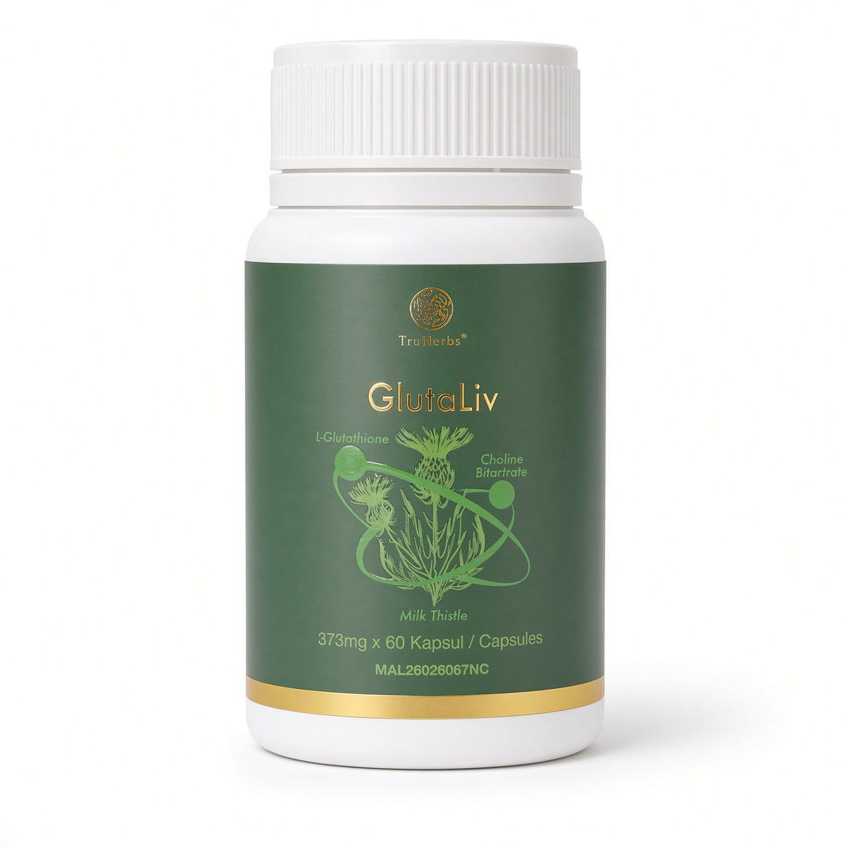 TruHerbs GlutaLiv Capsules bottle