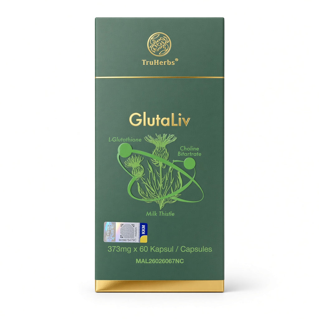 TruHerbs GlutaLiv Capsules box