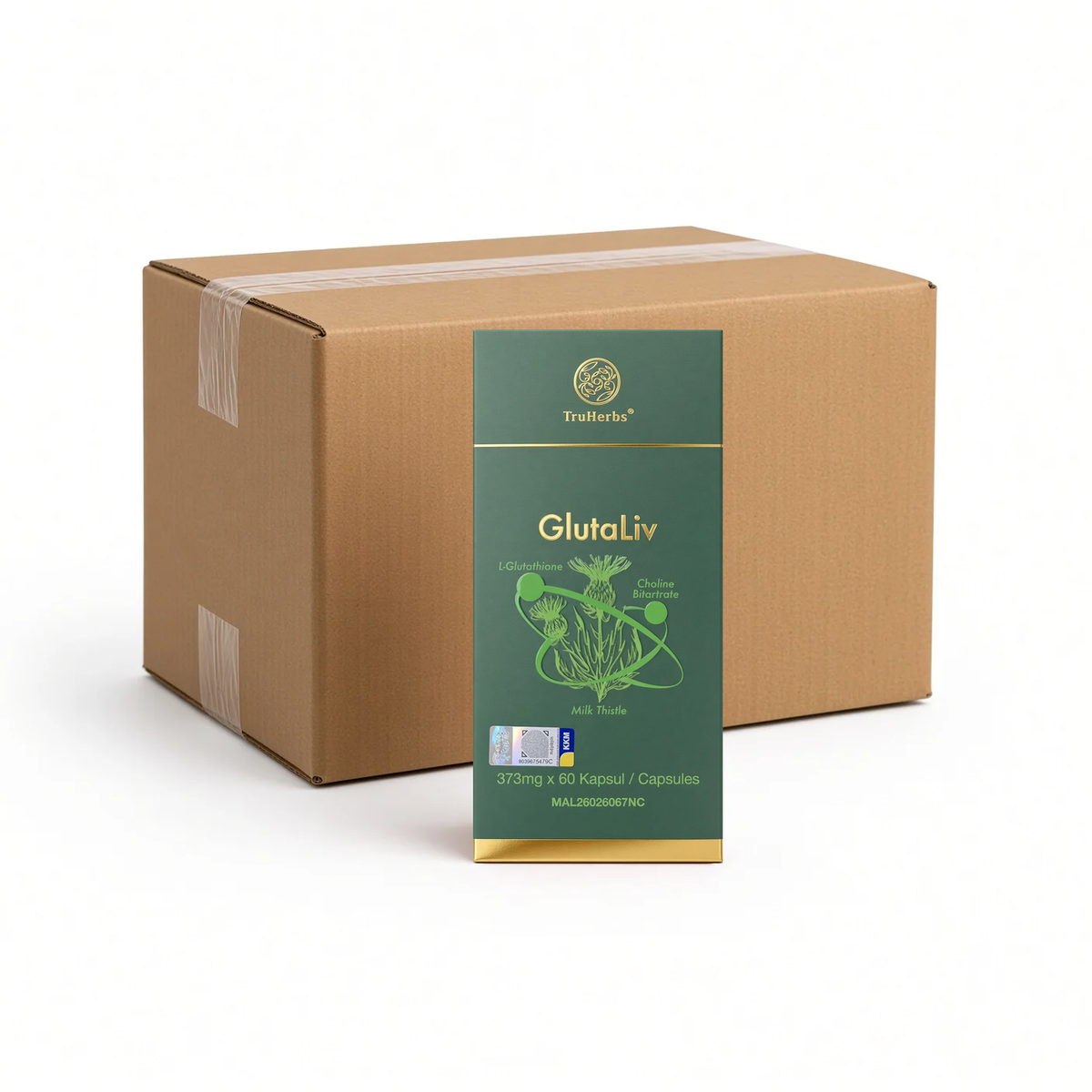 TruHerbs GlutaLiv Capsules wholesale carton