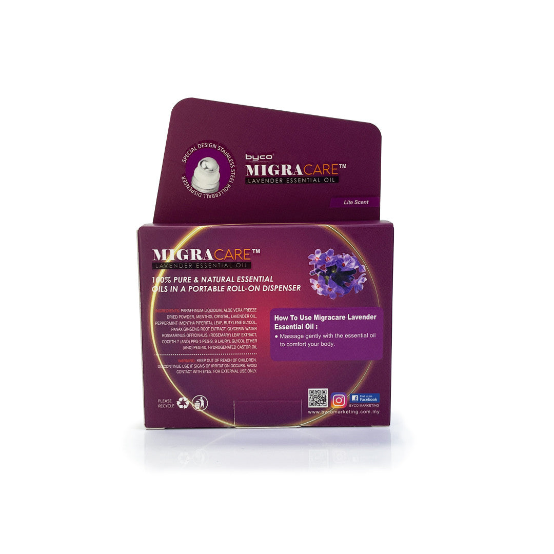 Byco MigraCare Roll On Lavender Essential Oil