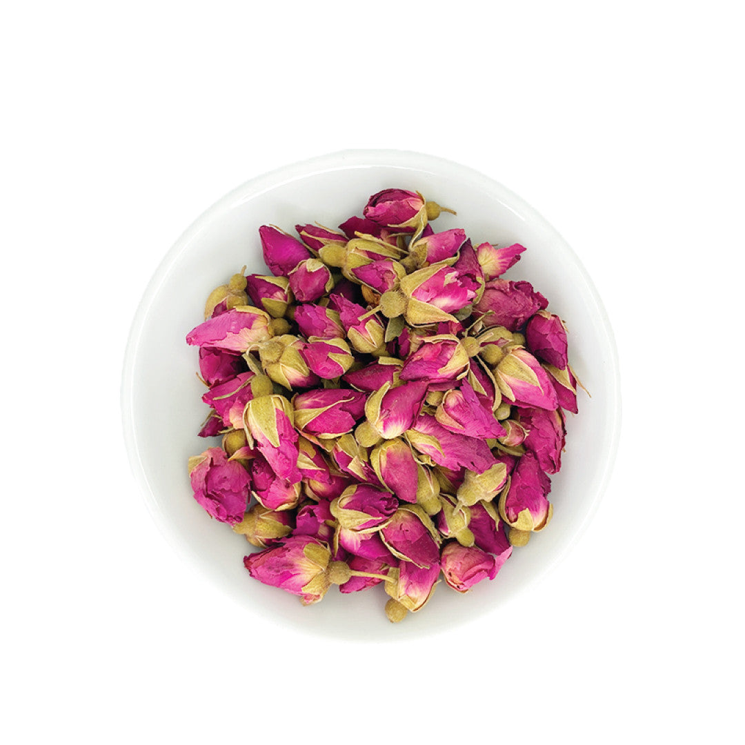 Teh Bunga Kuntum Mawar Ungu Premium 100g