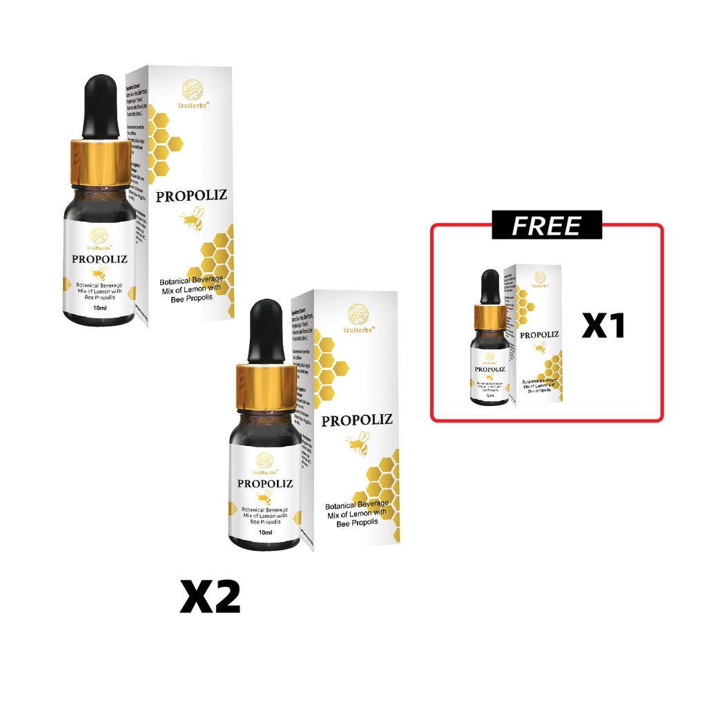 TruHerbs Brazil Green Propoliz promotion bundle: Buy 2 boxes and get 1 free.