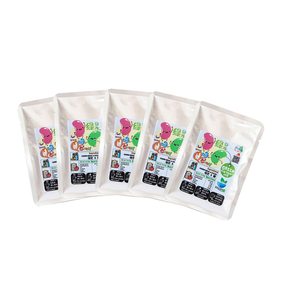 Q Bean Green Bean / Mug Bean Powder (5 packs)