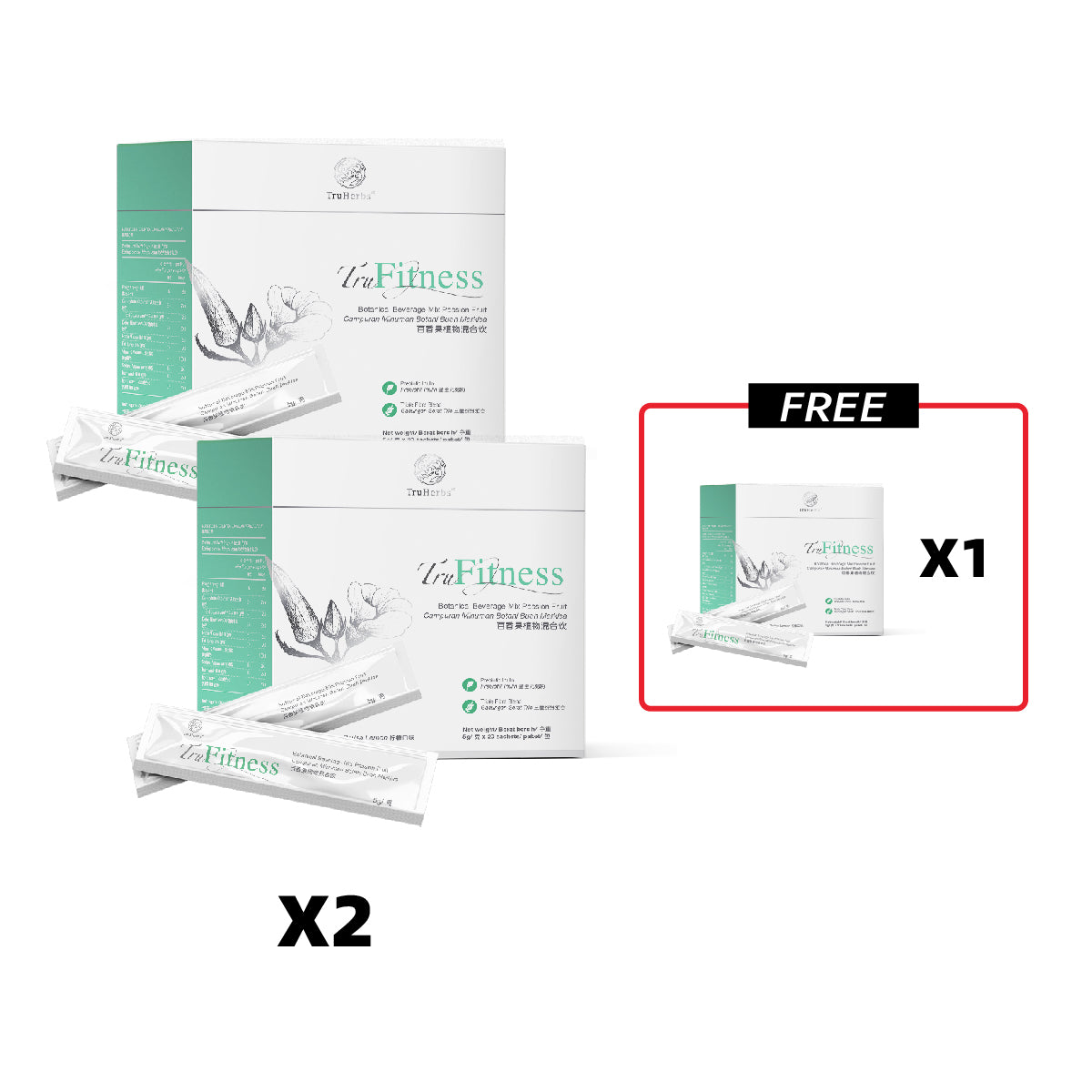 Truherbs Trufitness All-in-one Weight Management Beverage - Formulated from FRANCE