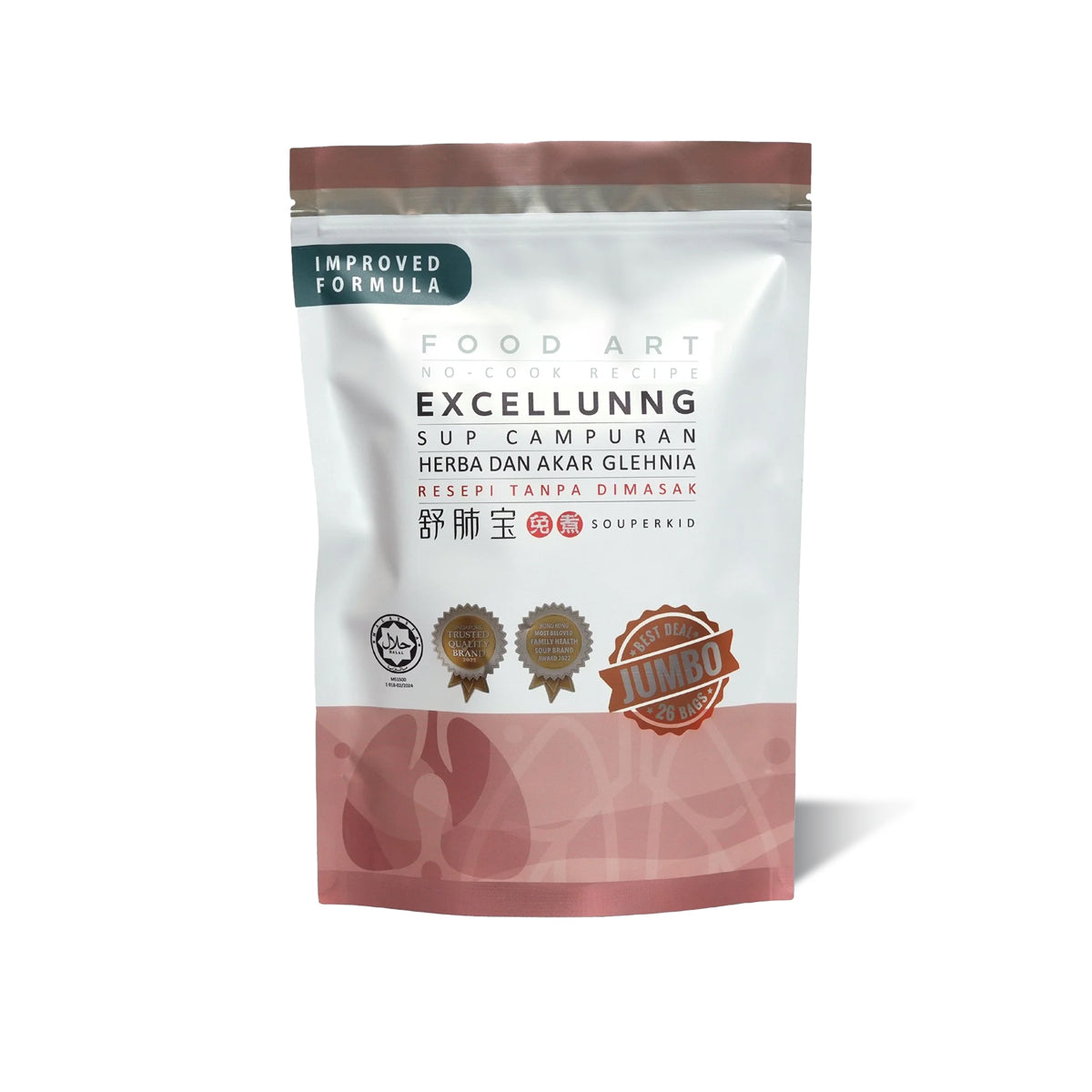 Food Art Excellung Sup Campuran Herba dan Akar Glehnia