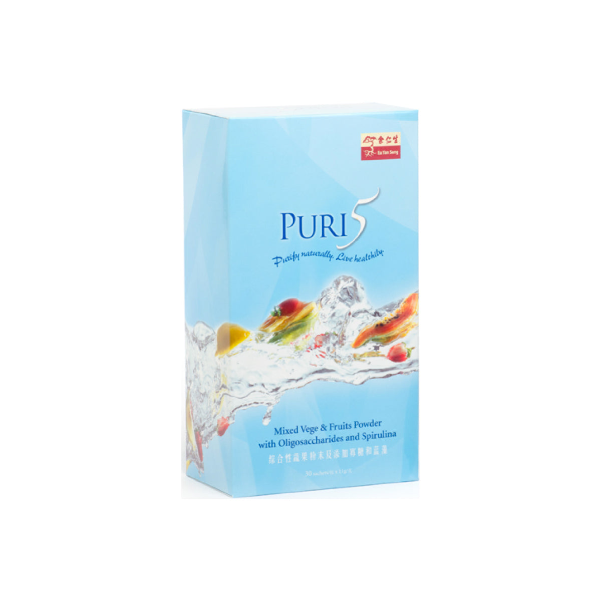 Eu Yan Sang Puri5 - Mix Beverage Fruits and Vegetable Powder with Lemon Powder