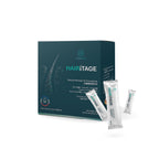 Natural hair supplement suitable for postpartum hair loss, stress-induced thinning, and premature graying.