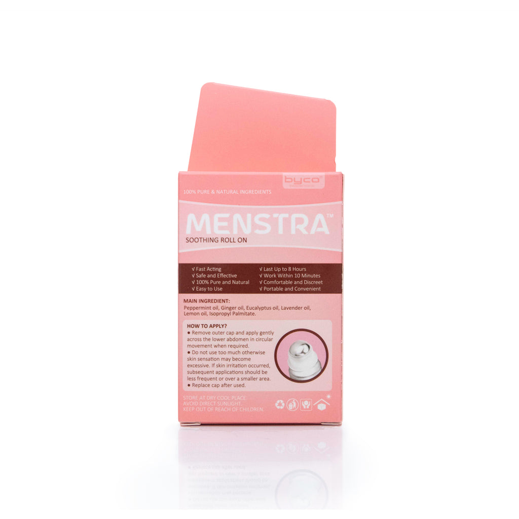 Byco MENSTRA Soothing Roll On Untuk Menghilangkan Sakit Haid