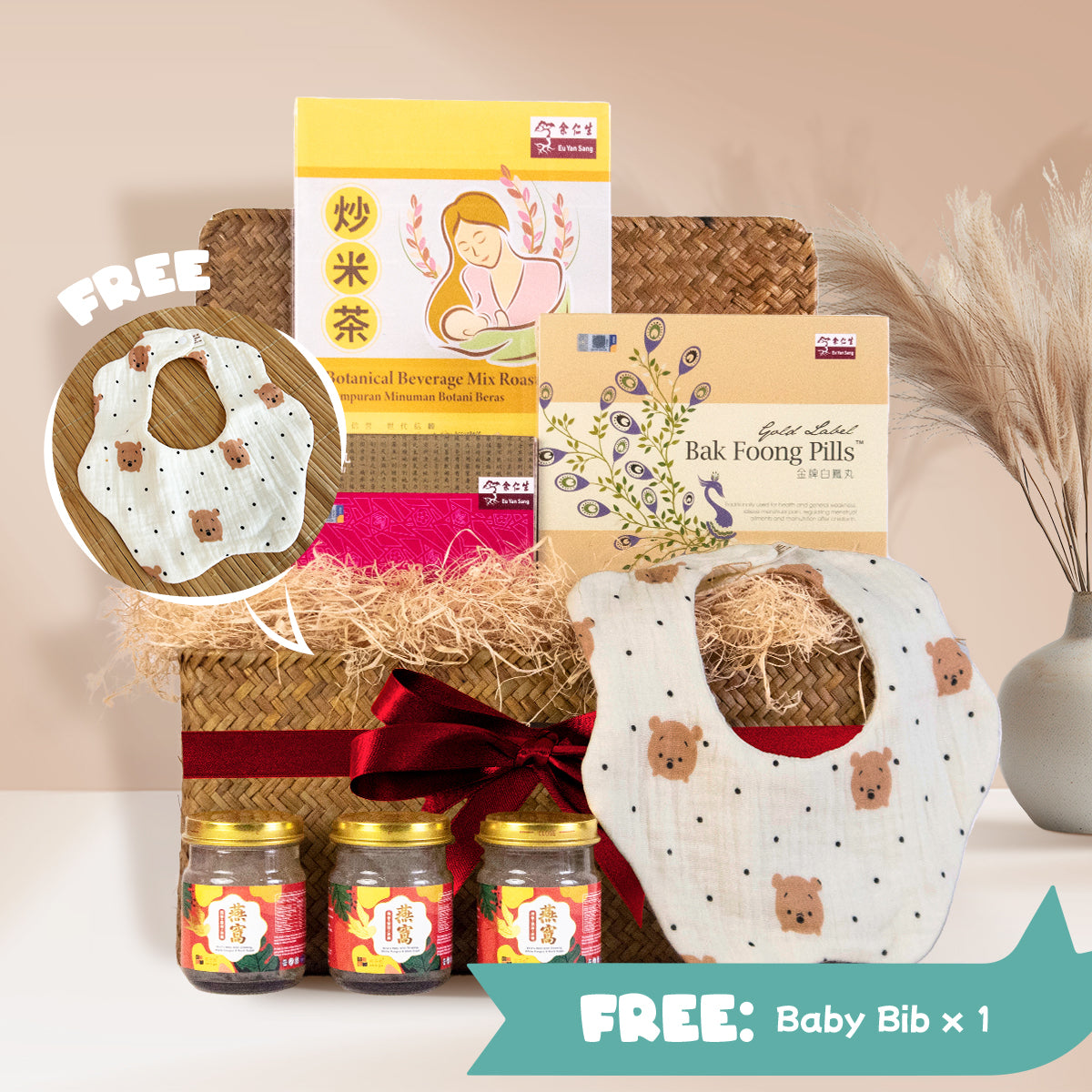 New Mom's Delightful Star Gift Basket - Set Hadiah Khas Untuk Ibu Lepas Bersalin