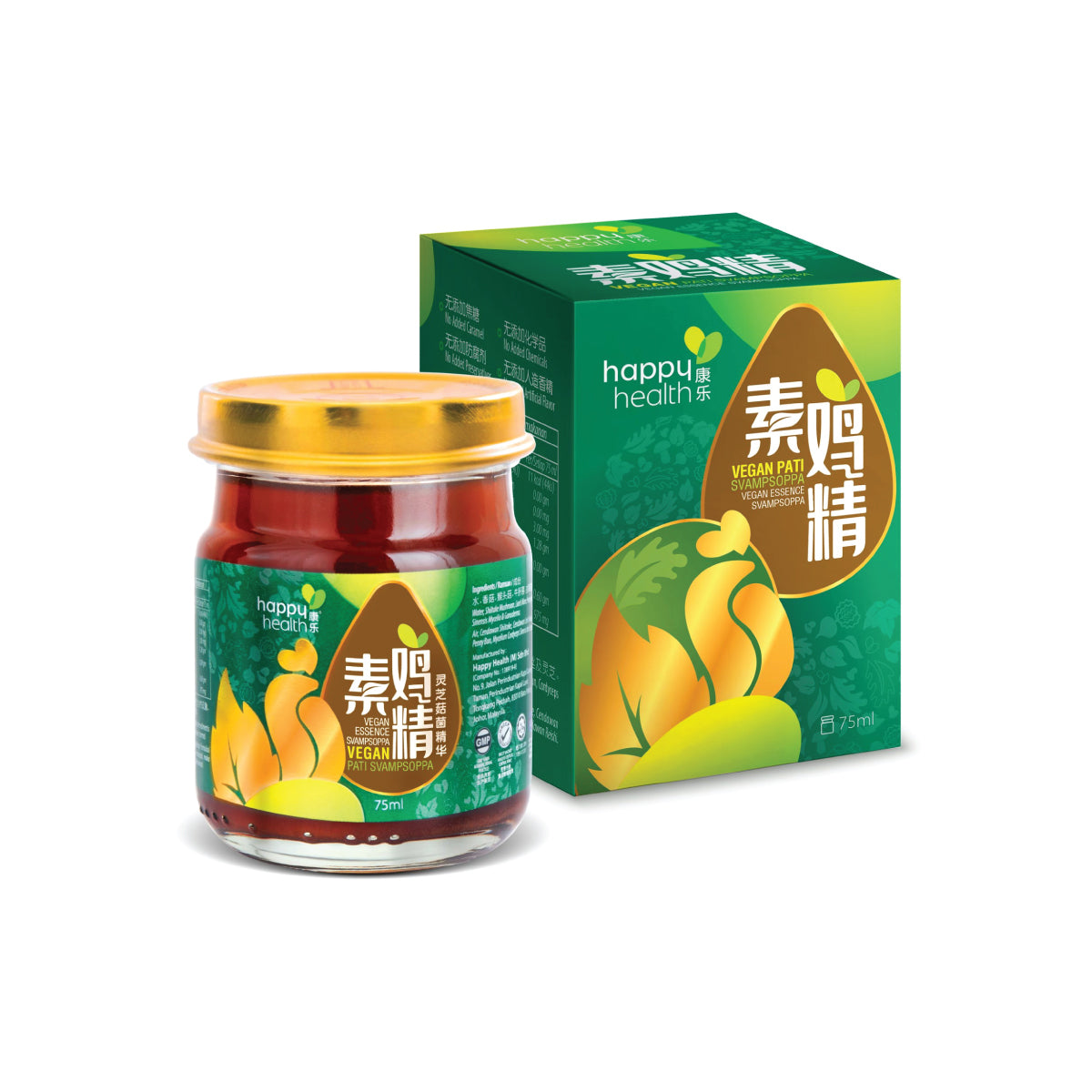 HAPPY HEALTH Pati Ayam Vegan Ekstrak Cendawan Ganoderma