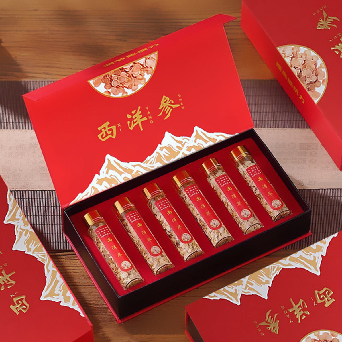 Hadiah Slices Ginseng Amerika