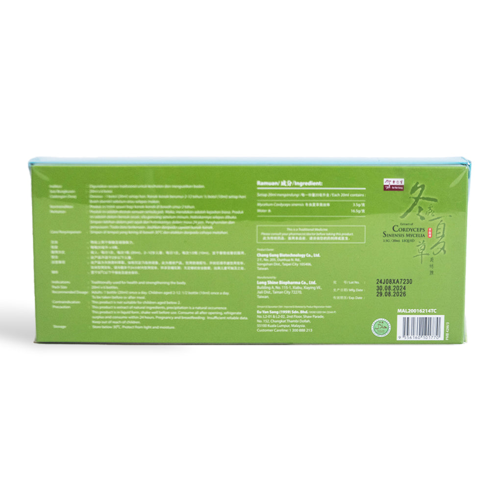 Eu Yan Sang Ekstrak Tulen Cordyceps Sinensis Mycelia