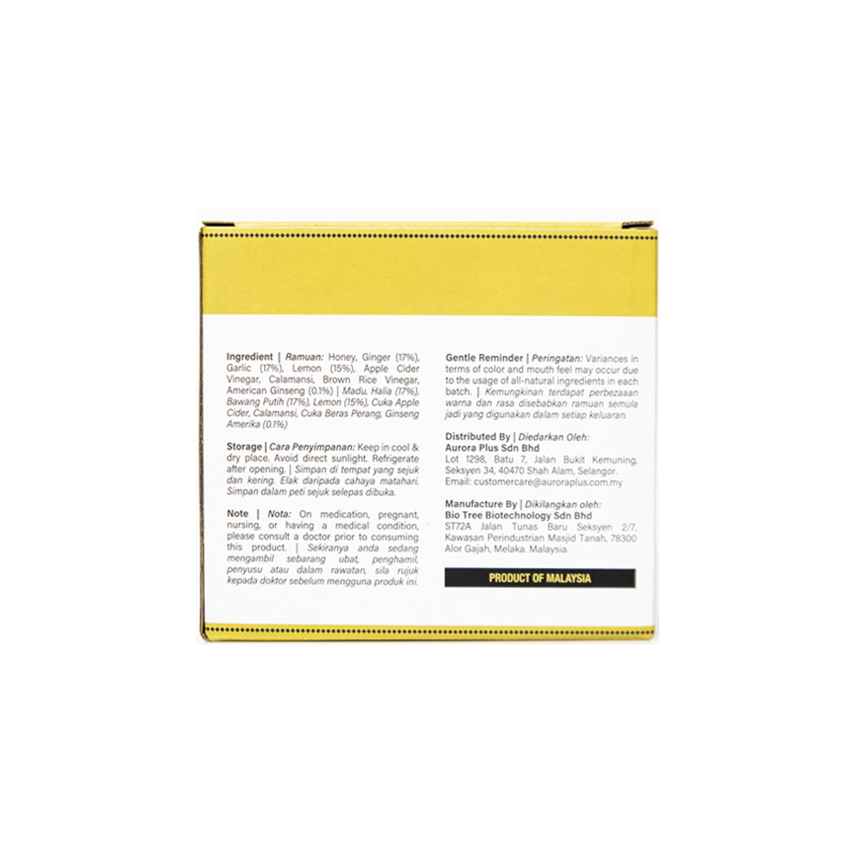 WinHeartz Golden Mix - Botanical Beverage Mix Ginger, Garlic, Lemon and Ginseng