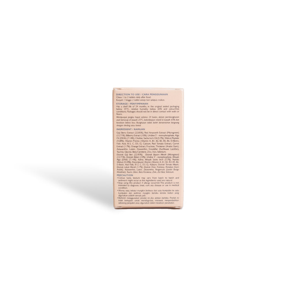 Farmedy OptifyKids - Tablet Kunyah Semulajadi Penjagaan Penglihatan