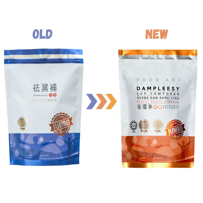 Food Art Damplessy Sup Campuran Herba dan Barli Cina