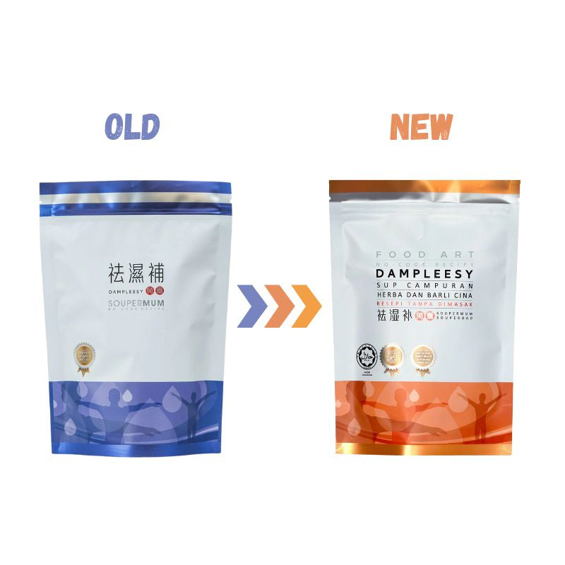 Food Art Damplessy Sup Campuran Herba dan Barli Cina