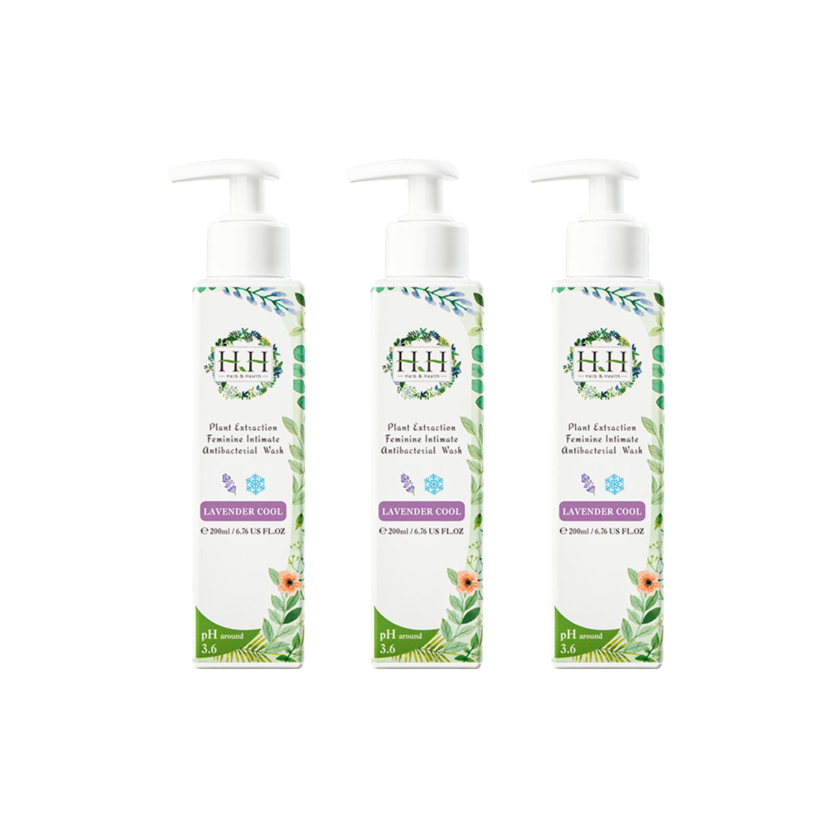 HH Plant Extraction Feminine Intimate Antibacterial Wash