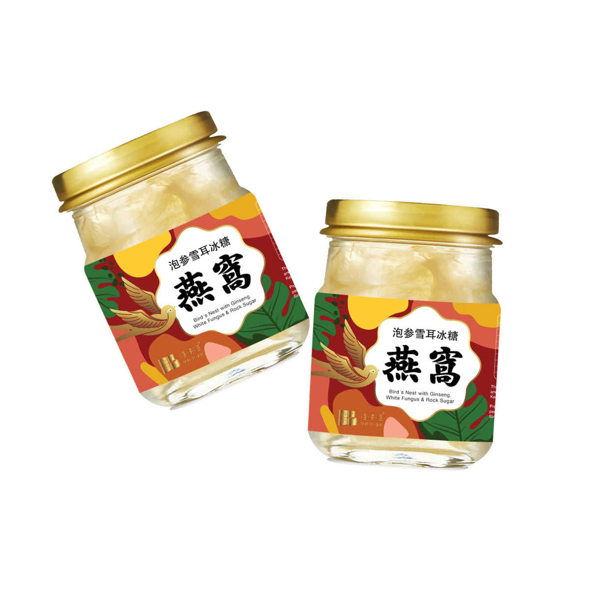 Bai Zi Gui Bird's Nest with American Ginseng, White Fungus & Rock Sugar