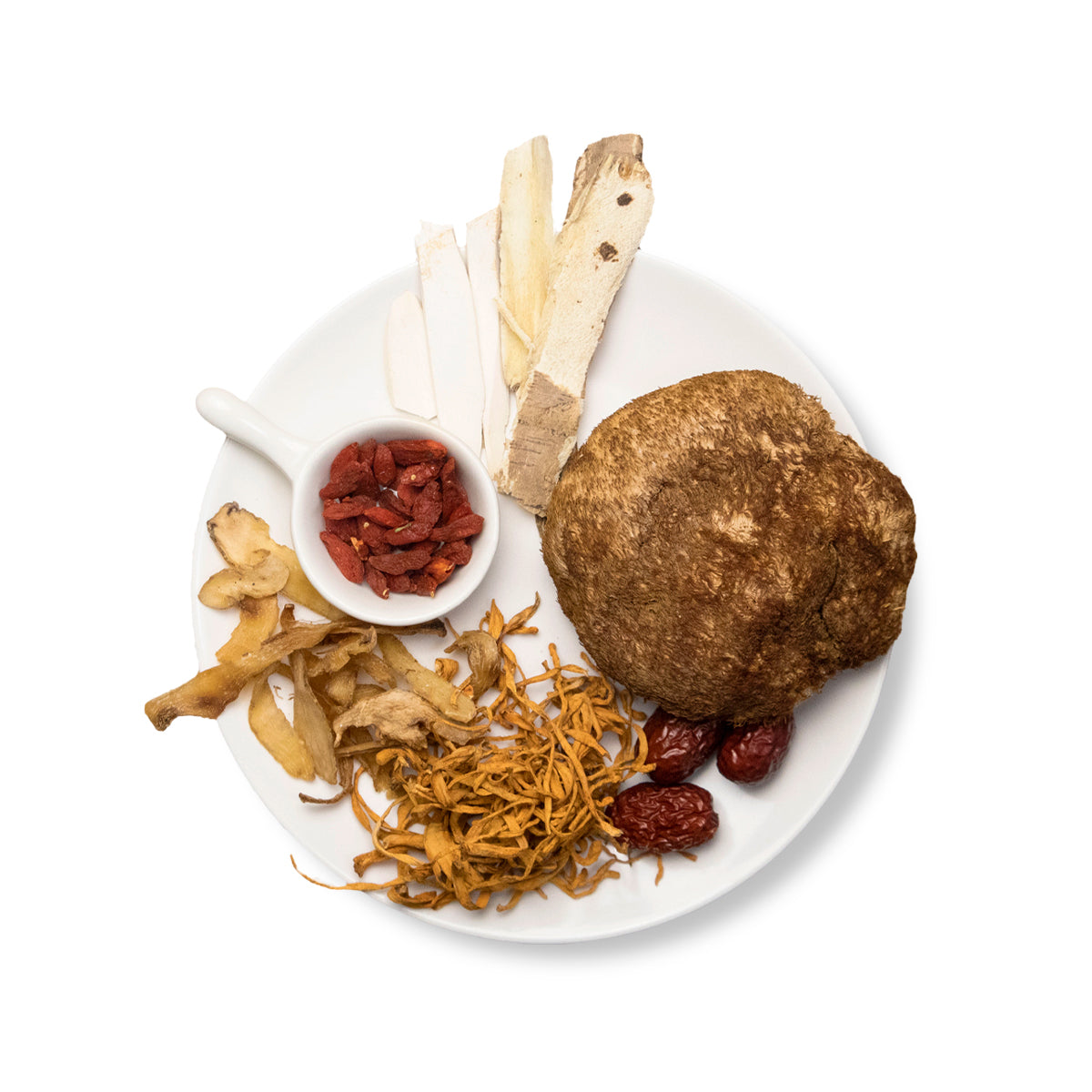 BZG Lion's Mane Mushroom Cordyceps Flower Soup