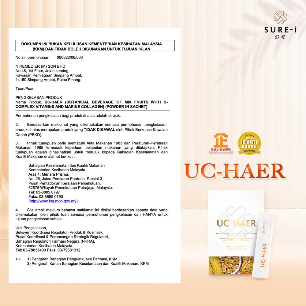 SURE-i UC HAER｜Botanical Hair Care Nutrition Drink