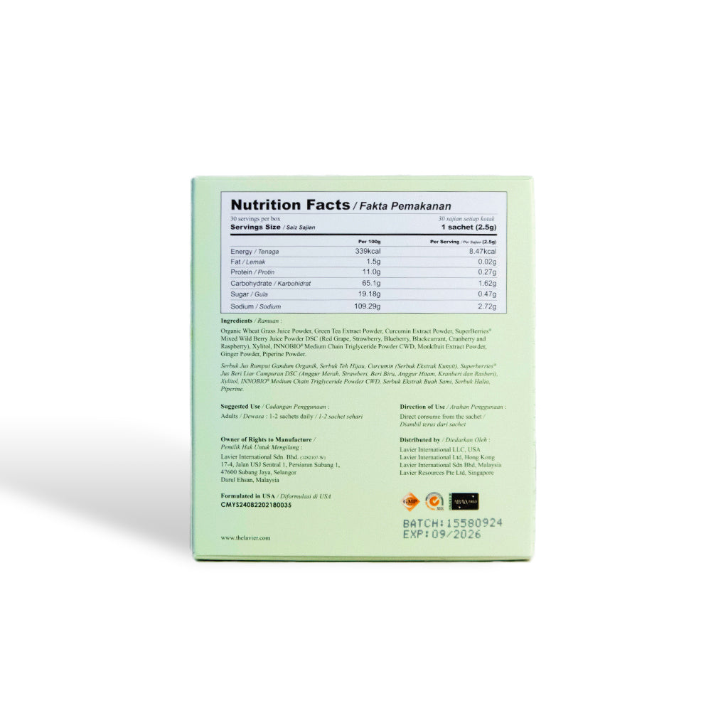 Lavier LeanAge Botanical Blend with Monkfruit-Piperine