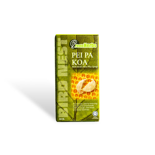 GreenHerbs Pei Pa Kao with Birds Nest Syrup