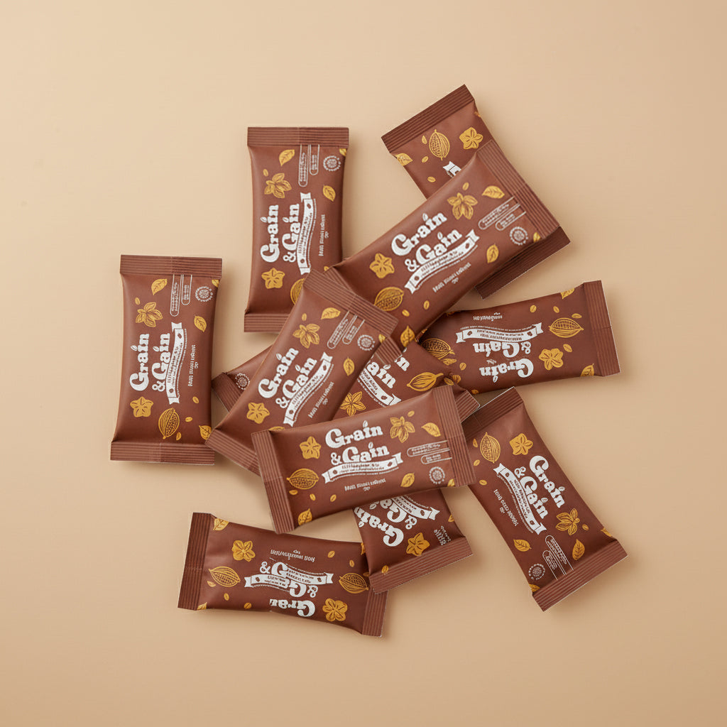 Grain & Gain Mixed Multigrains Drink with Cocoa and Plant Protein Blend