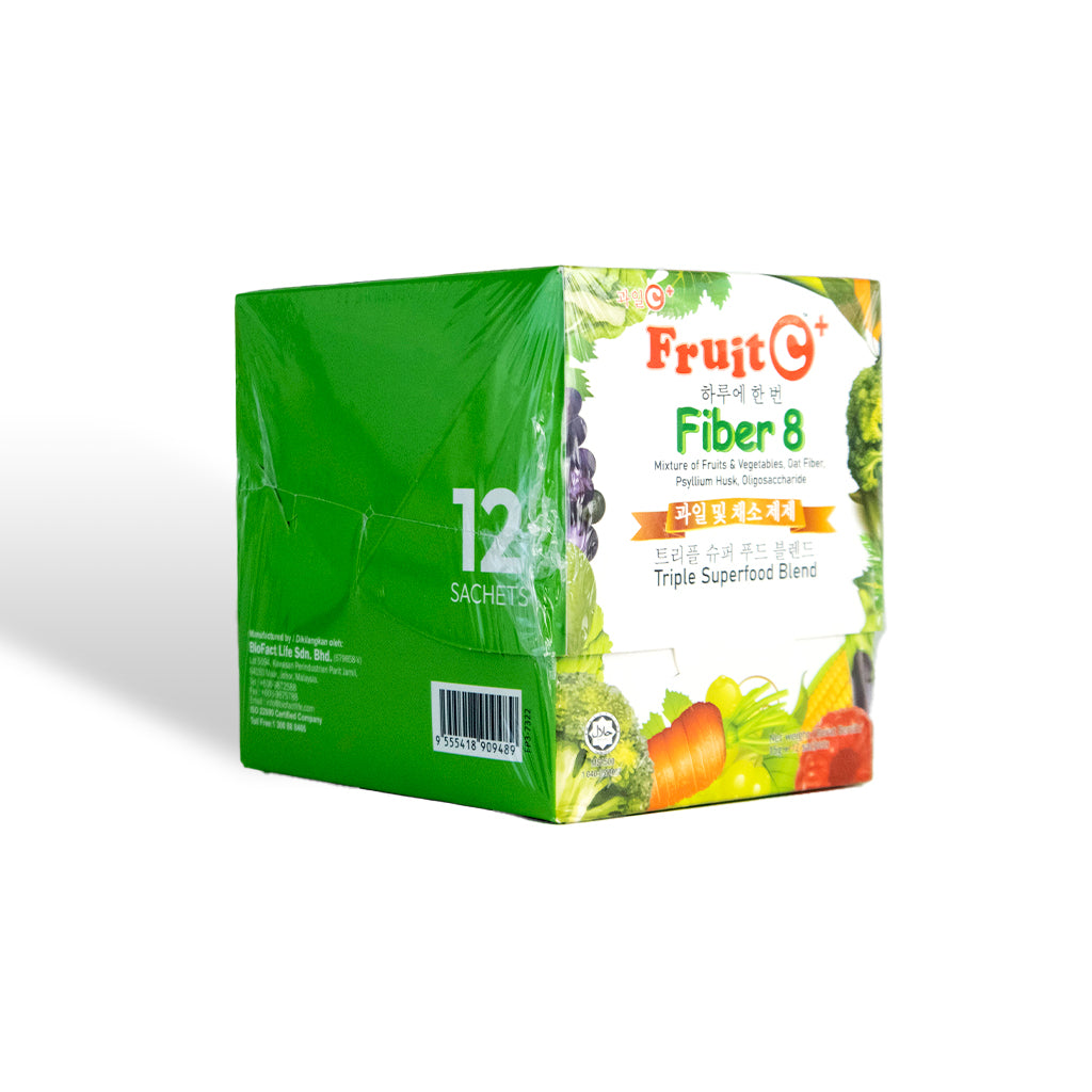 Fruit C Fiber 8 - Detox & Colon Cleanse Fiber Blend with Psyllium