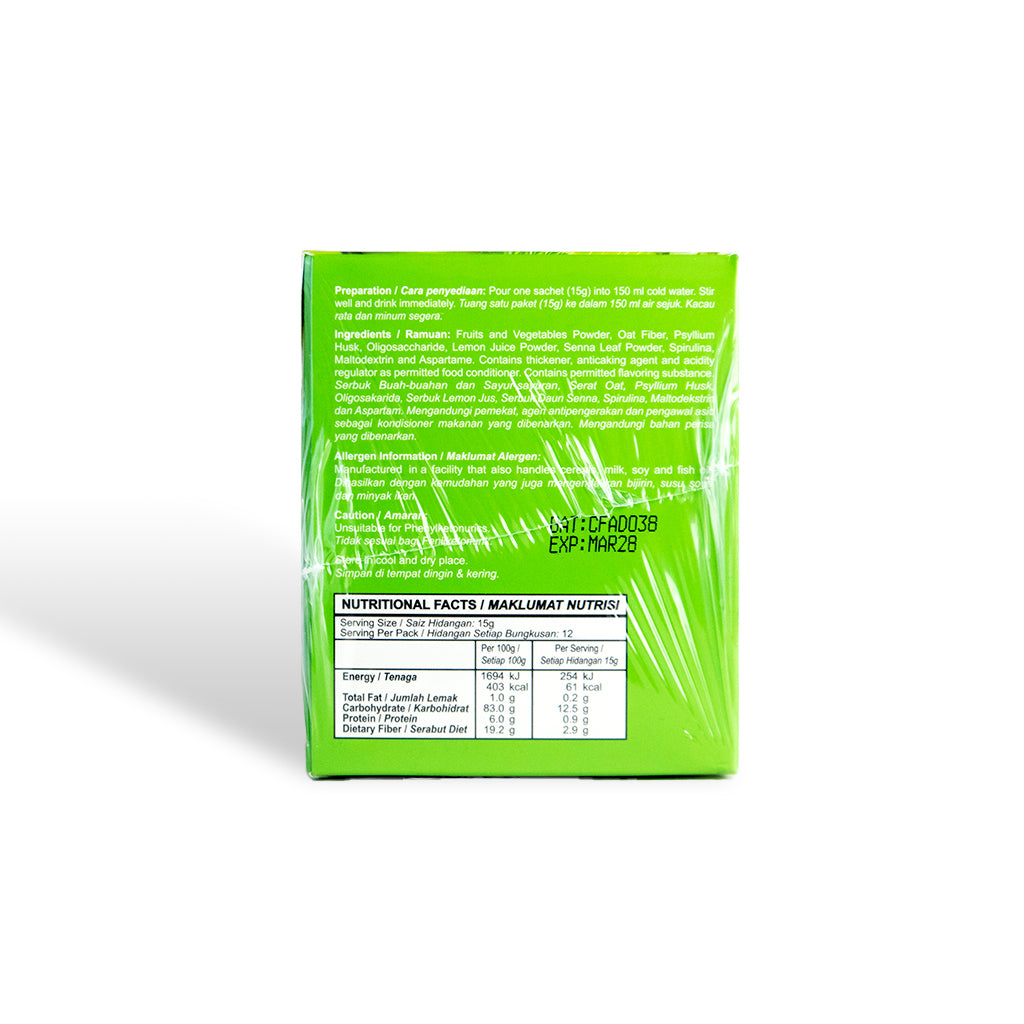 Fruit C Fiber 8 - Detox & Colon Cleanse Fiber Blend with Psyllium