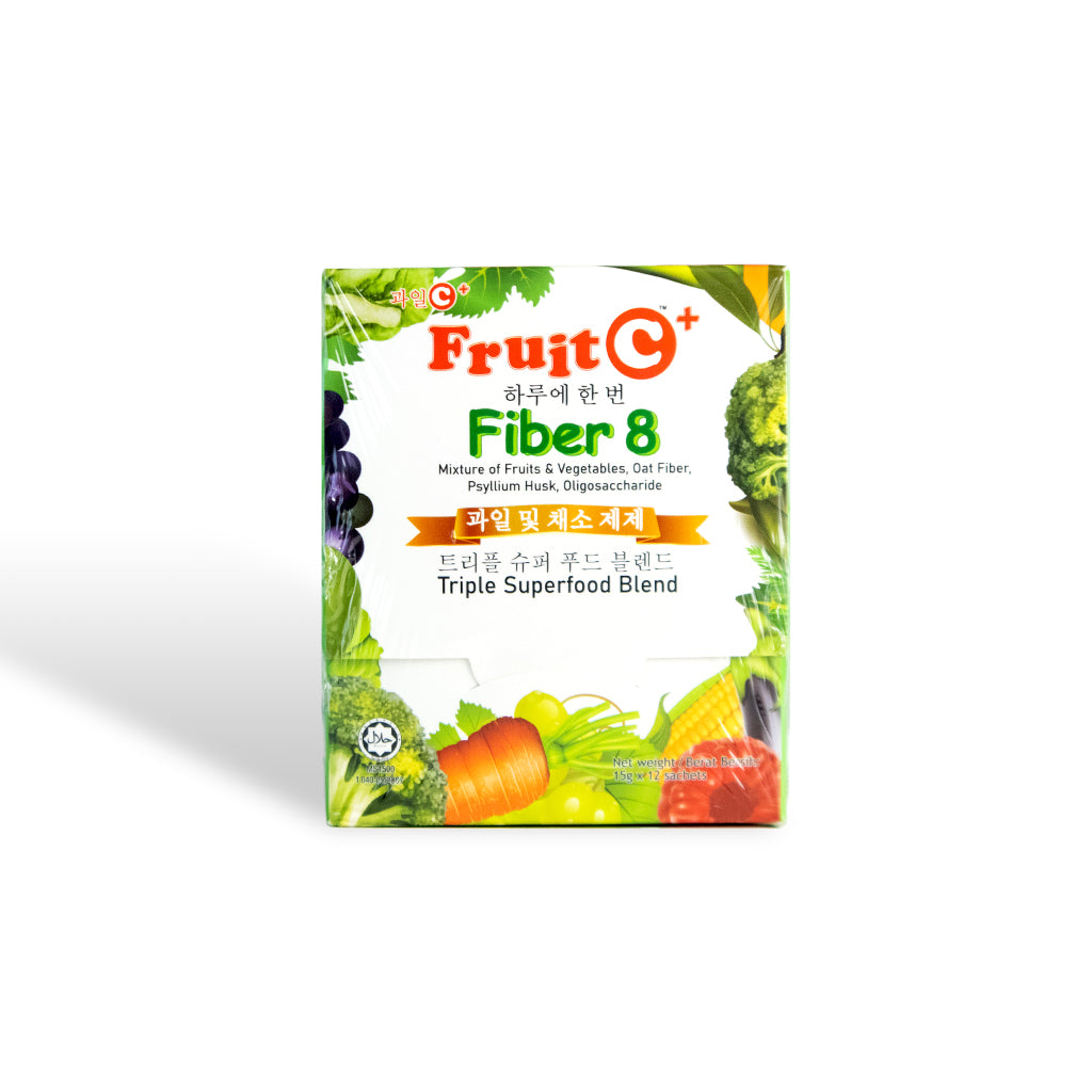 Fruit C Fiber 8 - Detox & Colon Cleanse Fiber Blend with Psyllium