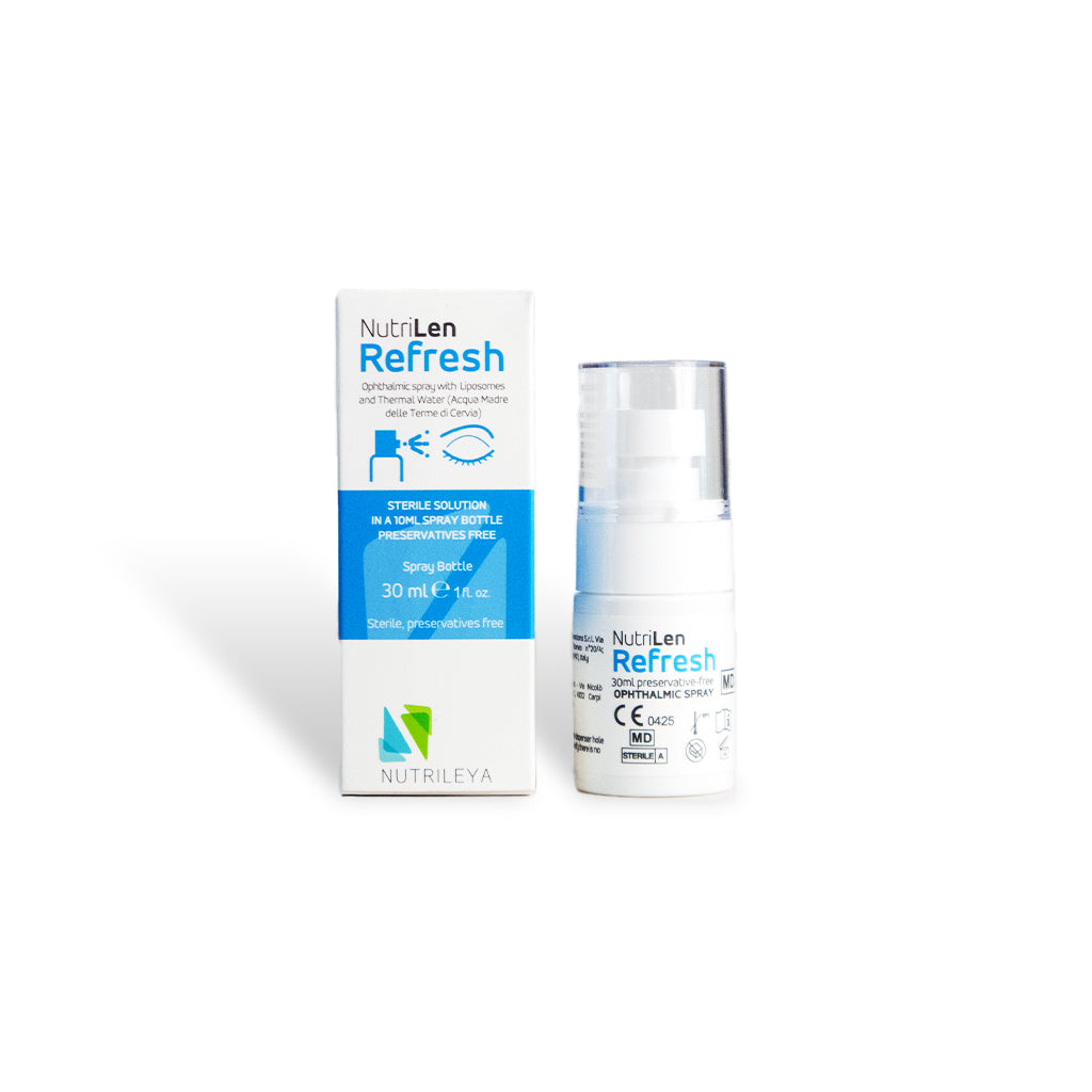 Nutrileya NutriLen Refresh - Semburan Mata Gred Perubatan untuk Mata Kering, Merah & Sensitif
