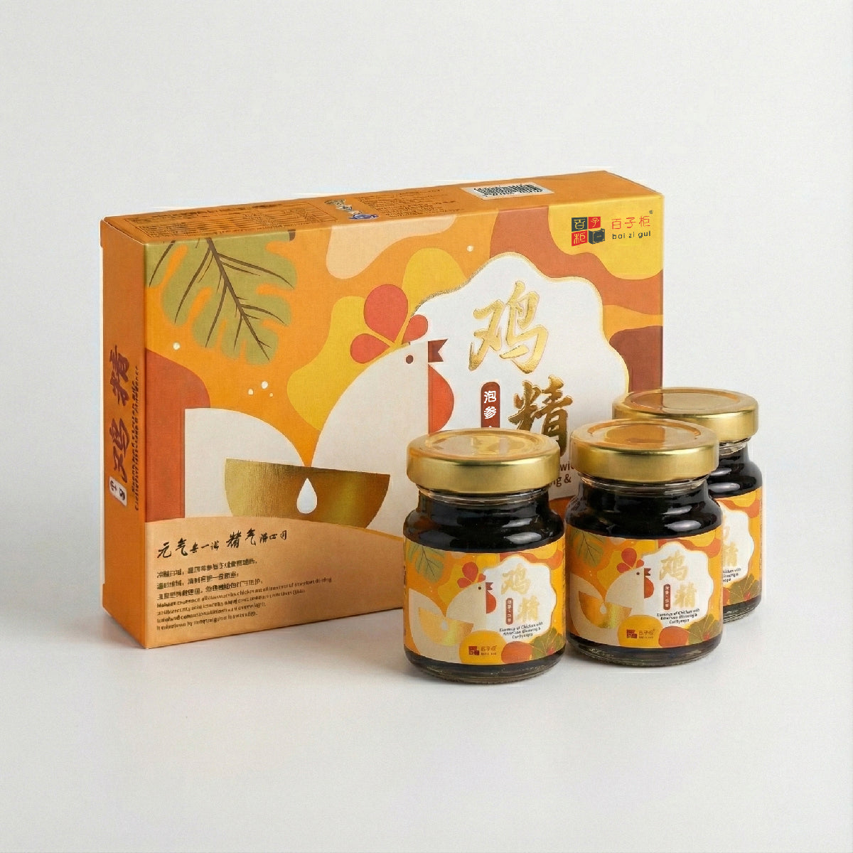 Bai Zi Gui Essence of Chicken with American Ginseng & Cordyceps